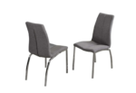 T-3465 55″ 5pcs Glass Dining Set w/ Chrome Base - Image 2