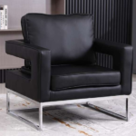 CFI-6860 Black PU Accent Chair