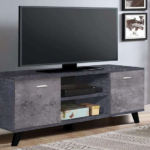 T-750 Grey Wooden TV Stand