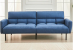 CFI-8040-Klik Klak Sofa Bed (Blue Fabric) - Image 4