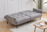 CFI-8041-Klik Klak Sofa Bed (Grey Fabric) - Image 2
