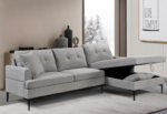 CFI-9060-LHF Sectional (Grey Fabric) - Image 2