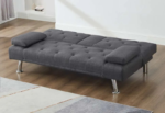 T-1516 Grey Fabric Sofa Bed - Image 2