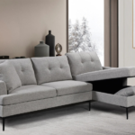 CFI-9061-RHF Sectional (Grey Fabric)