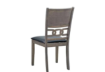 C-1083 Wooden Dining Chairs w/ Black PU Padding (Set of 2) - Image 2