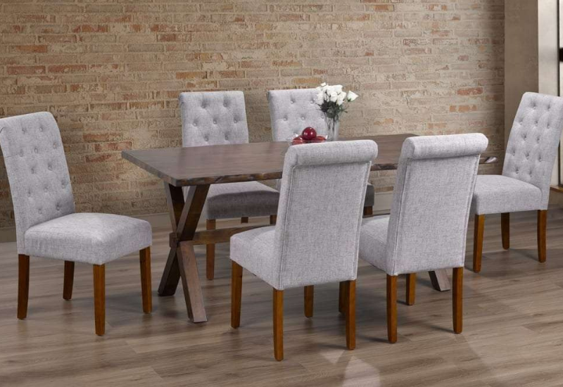 Untitled design - 2026-09-04T004407.114 T-3038a 60″ Live-Edge Wood Dining Set w/ Fabric Chairs - Image 1