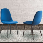 T-215BL Blue Velvet Chairs (Set of 4)