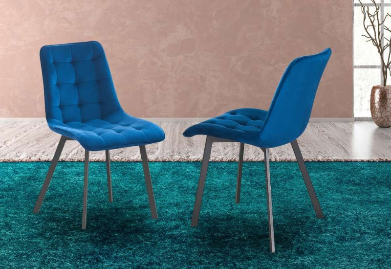 Untitled design - 2026-09-05T055028.010 T-214BL Blue Velvet Chairs (Set of 2) - Image 1
