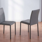 T-3261G Grey Linen Chairs (Set of 6)