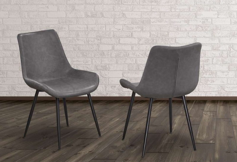 Untitled design - 2026-09-05T132628.432 T-280 Grey Air Suede Chairs (Set of 2) - Image 1
