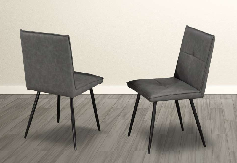 Untitled design - 2026-09-05T132947.777 T-282 Grey Air Suede Chairs (Set of 2) - Image 1