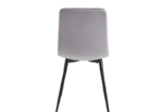 C-1473 Light Grey Velvet Dining Chairs w/ Metal Legs (Set of 6) - Image 2